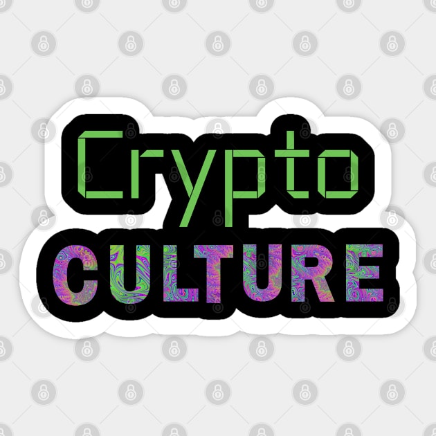 Cryptocurrency Culture Sticker by RedSparkle 